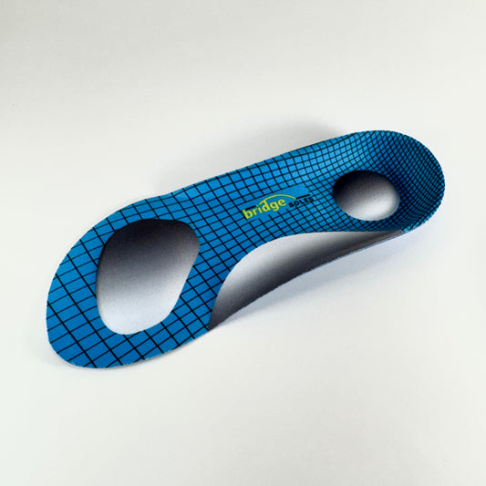 Bridge Soles single blue medium angle